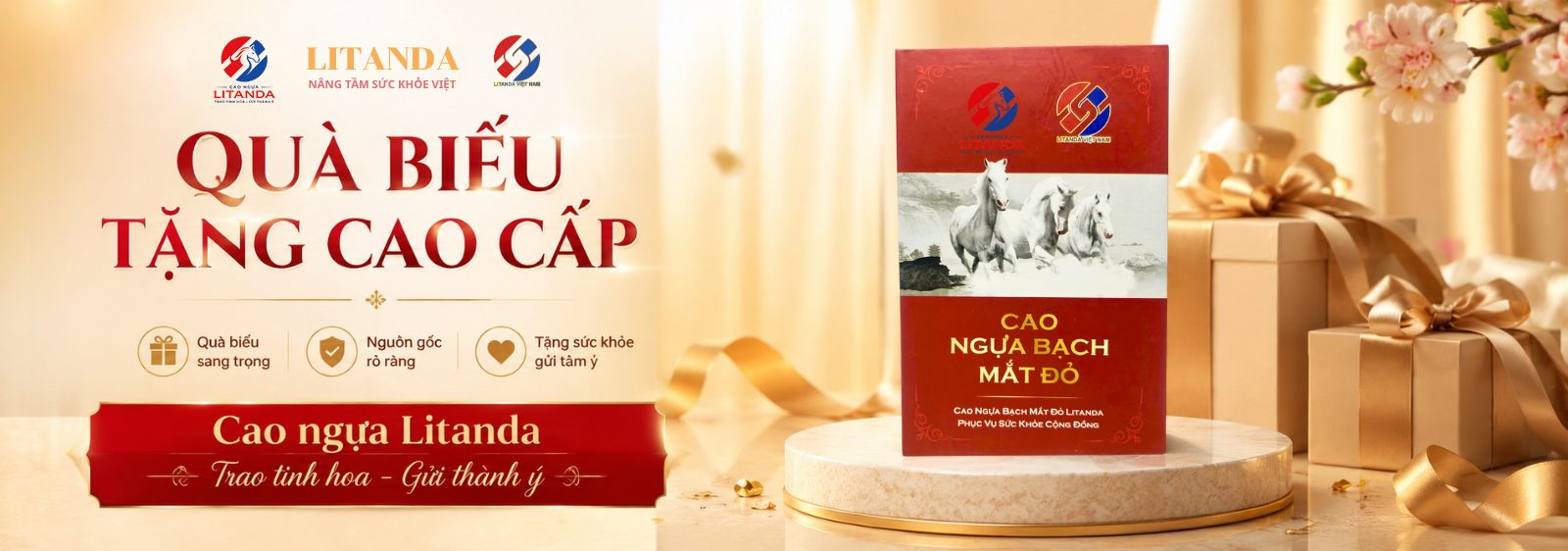 Cao xương ngựa litanda quà biếu tặng cao cấp
